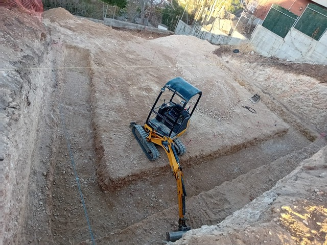 Excavación de la cimentación